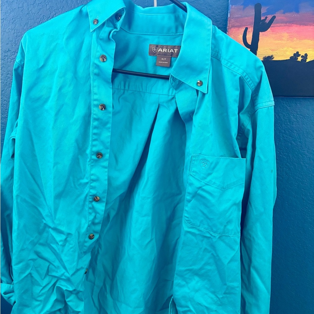 Ariat Turquoise Casual Shirt